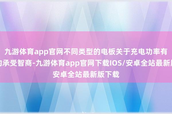 九游体育app官网不同类型的电板关于充电功率有不同的承受智商-九游体育app官网下载IOS/安卓全站最新版下载