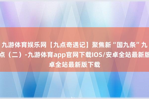 九游体育娱乐网【九点奇遇记】聚焦新“国九条”九大看点（二）-九游体育app官网下载IOS/安卓全站最新版下载