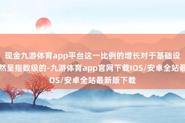 现金九游体育app平台这一比例的增长对于基础设施而言亦然呈指数级的-九游体育app官网下载IOS/安卓全站最新版下载